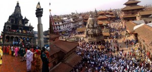 Krishna mandir Patan Nepal on Krishna astami